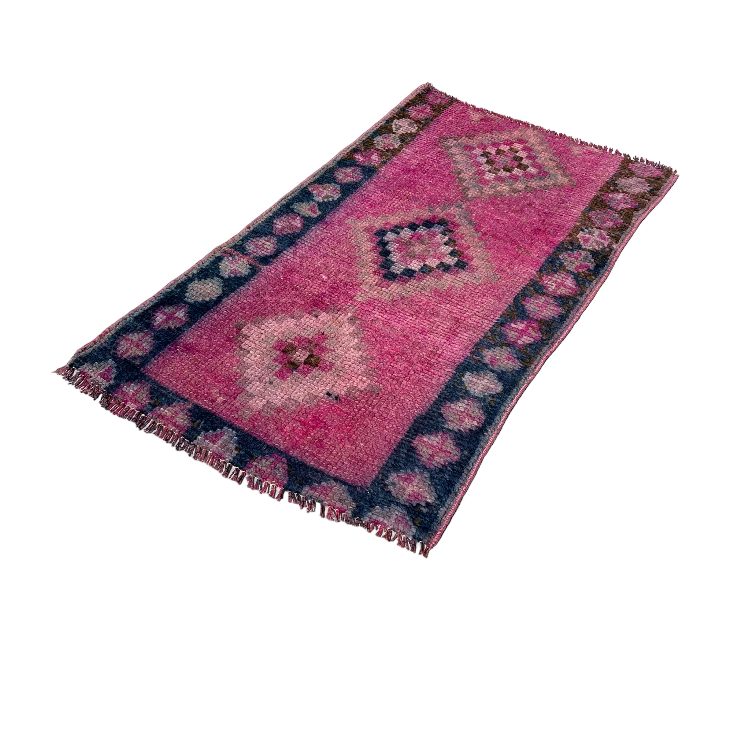 Vintage Kurdish Herki Rug , 142 x 80 cm