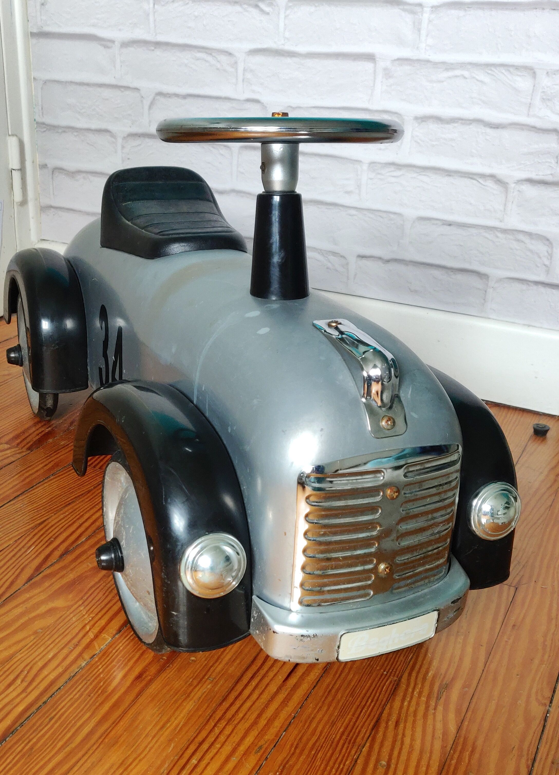 Baghera Carrier Speedster Silver retro