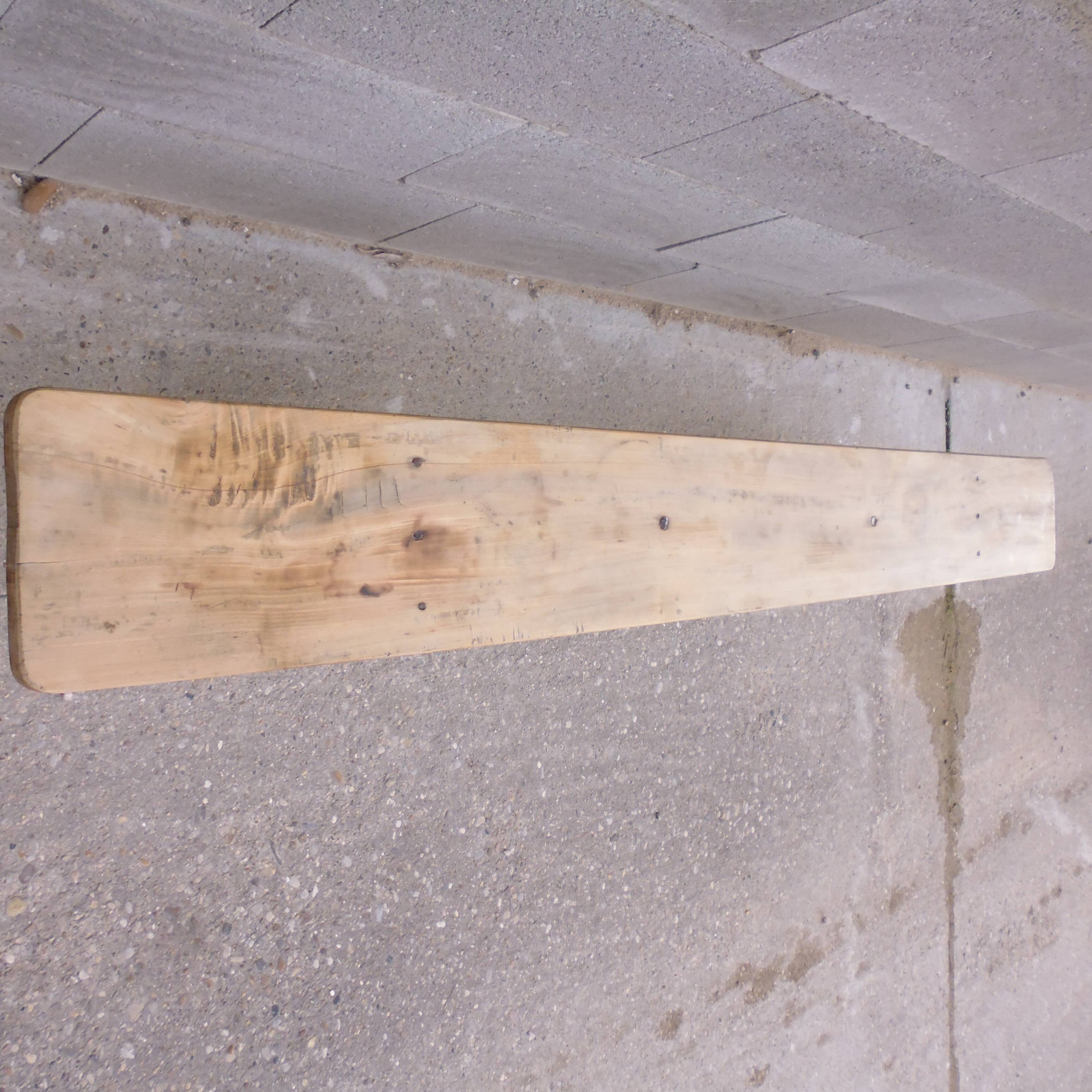Old solid wood farm bench 200 cm