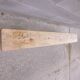 Old solid wood farm bench 200 cm