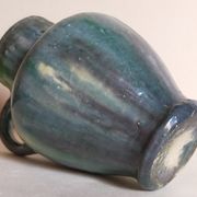 Ancient pottery with blue enamel 19th century