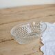 Vintage oval glass dish