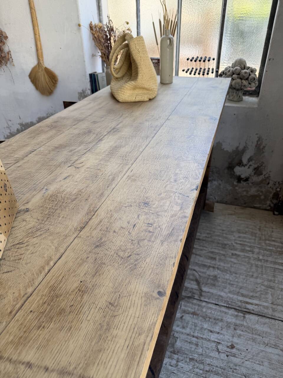 Rustic sideboard XXL 4m solid oak 1950