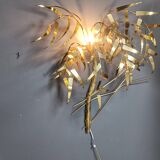 Palm tree wall light by Daniel D'Haeseleer, 1970s