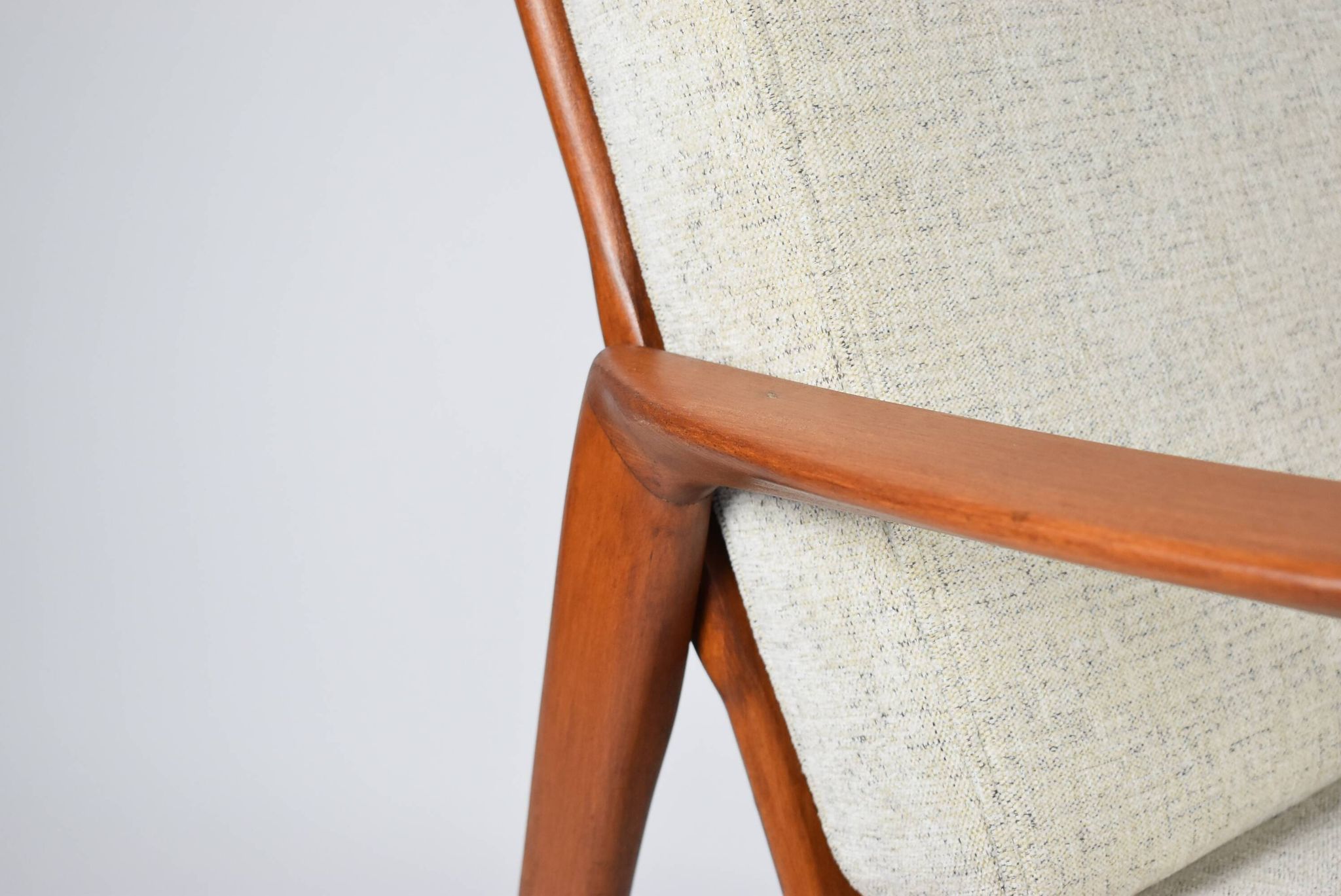 Fauteuil d'origine entièrement restauré, icône scandinave des années 60