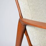 Original armchair fully restored, Scandinavian icon of 60s
