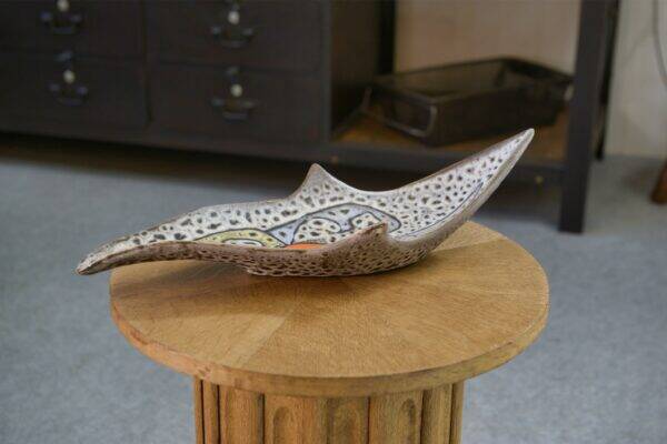 Empty ceramic pocket by Marius Bessone in Vallauris 1950's