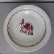 Vintage round hollow dish from Digoin Sarreguemines, Michel model 231109