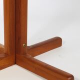 Scandinavian teak dining set with table and 4 chairs, 1960's