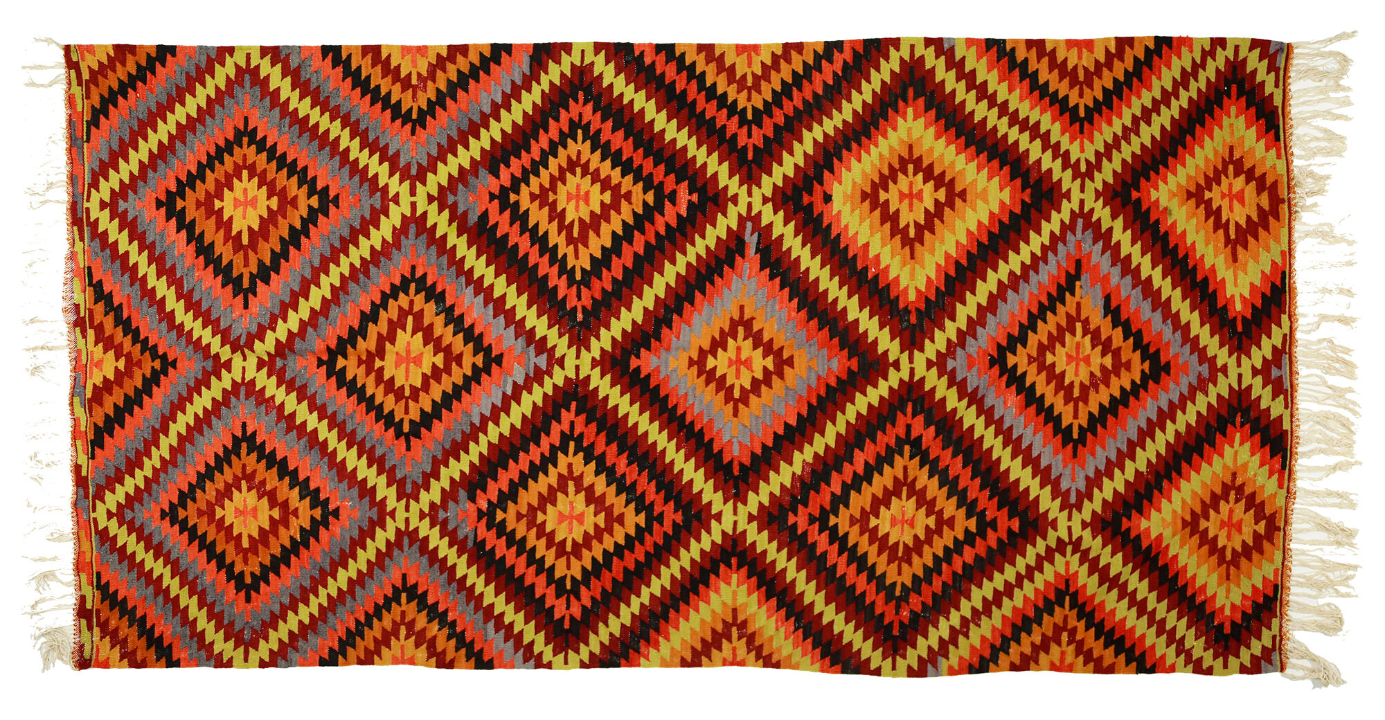 Anatolian handmade kilim rug 310 cm x 167 cm