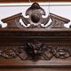 Narrow Oak Display Cabinet, Louis XIII style – Late 19th century