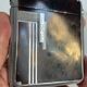 Porte cigarettes vintage 1930 métal Art Déco Ronson USA - 10,5 x 8,5 cm