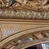 19th century mirror with glazing beads 195 x 116/126