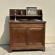 Grand buffet, meuble de toilette ancienne à dessus de marbre XIXe