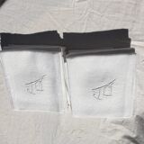 Lot de serviettes monograme