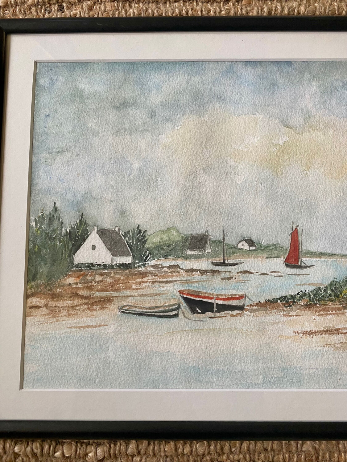 Aquarelle paysage de Bretagne