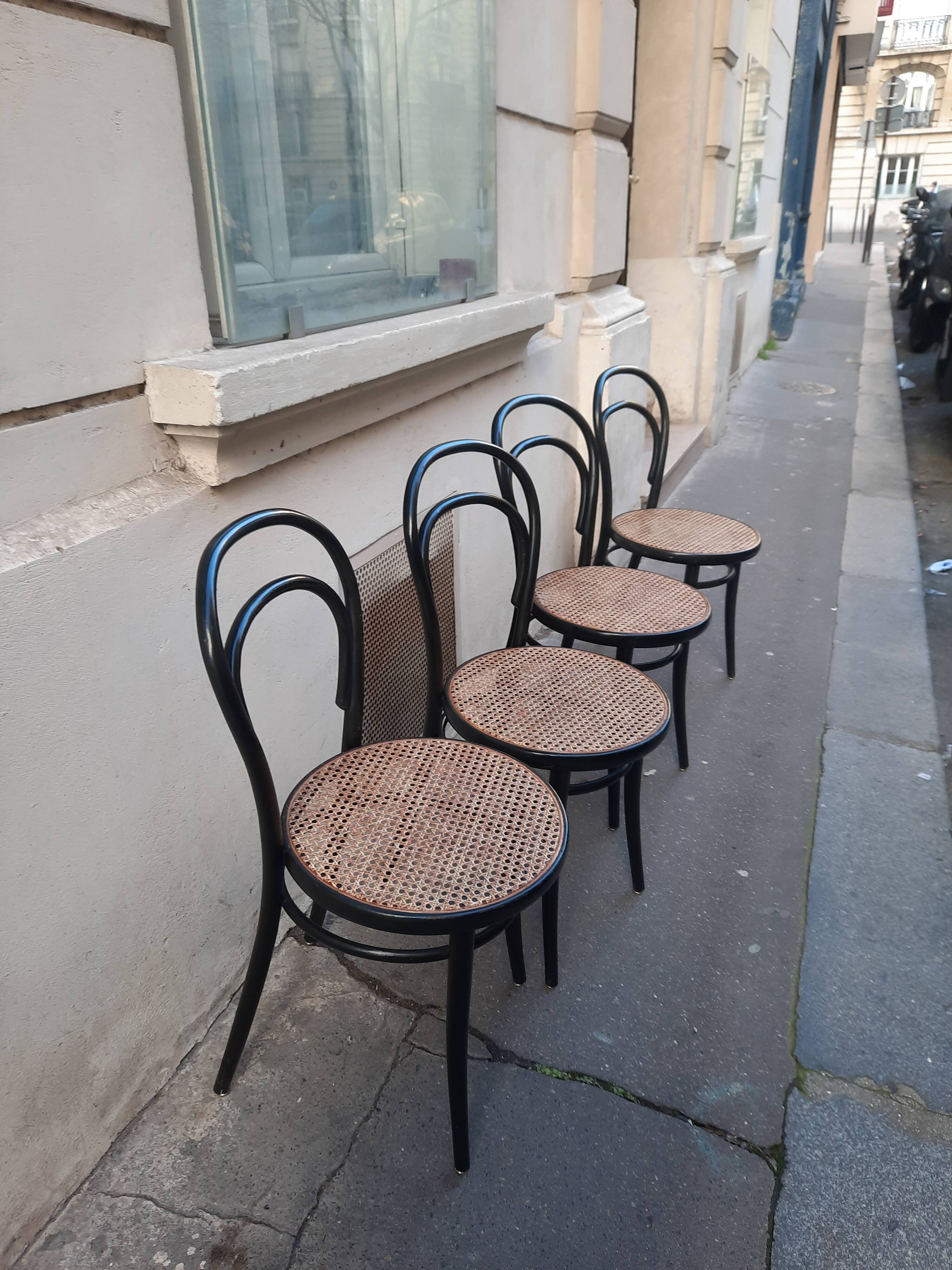 4 bistro chairs