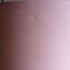 Tulip foot floor lamp in pink lacquered metal & cylindrical shade. 80's