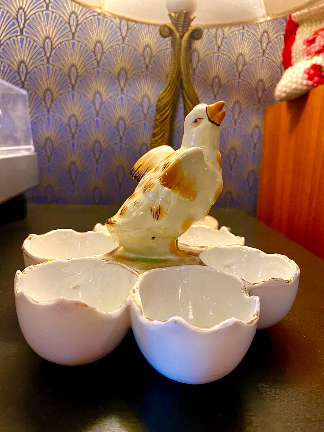 Old ceramic egg cup