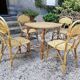 Salon de jardin en rotin 1960