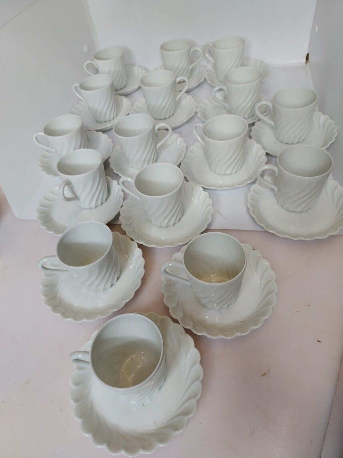 Porcelain coffee cups from Limoges Haviland