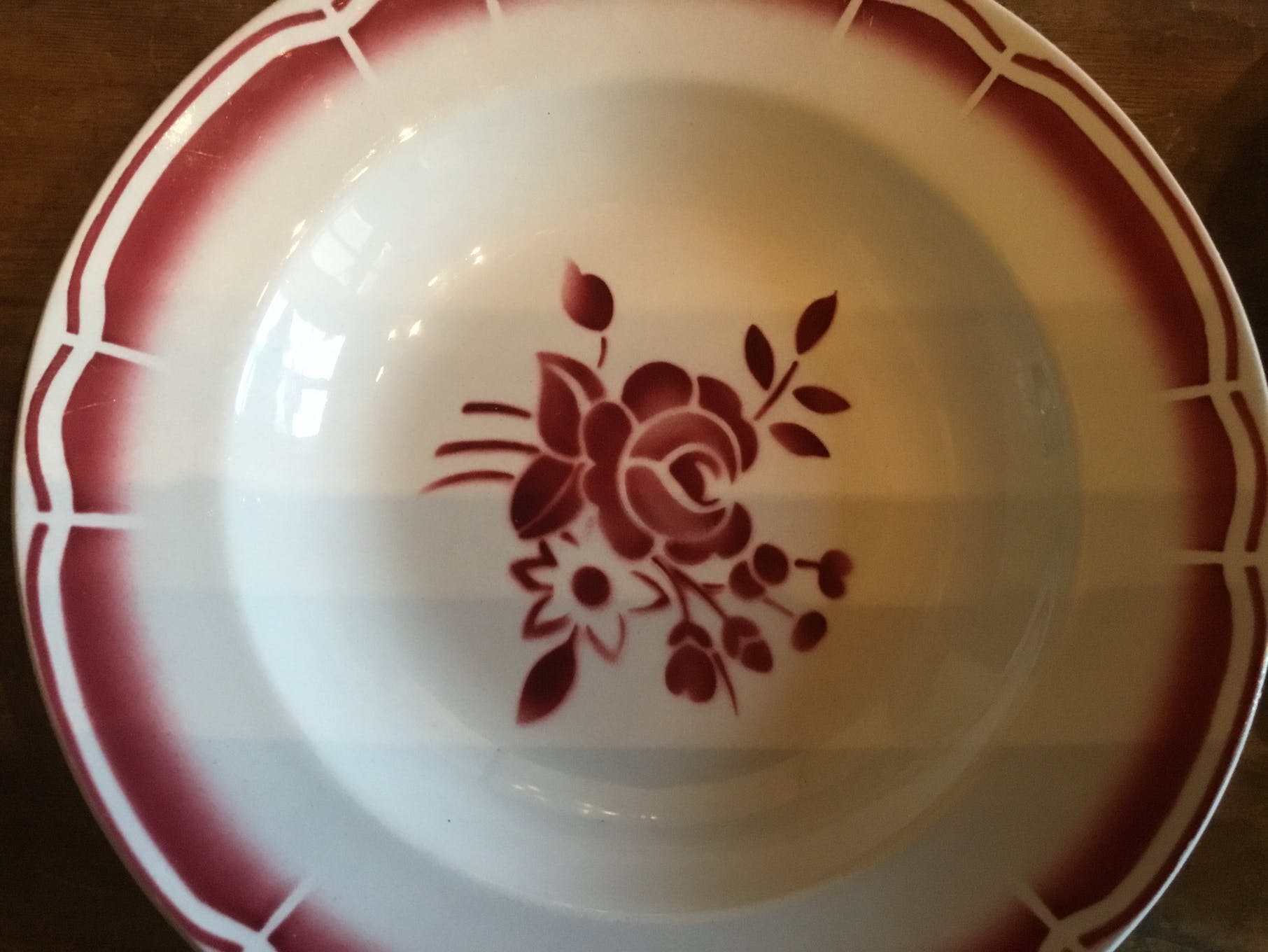 Ancient deep plates, set of 4