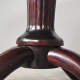 Round mahogany table , 1950