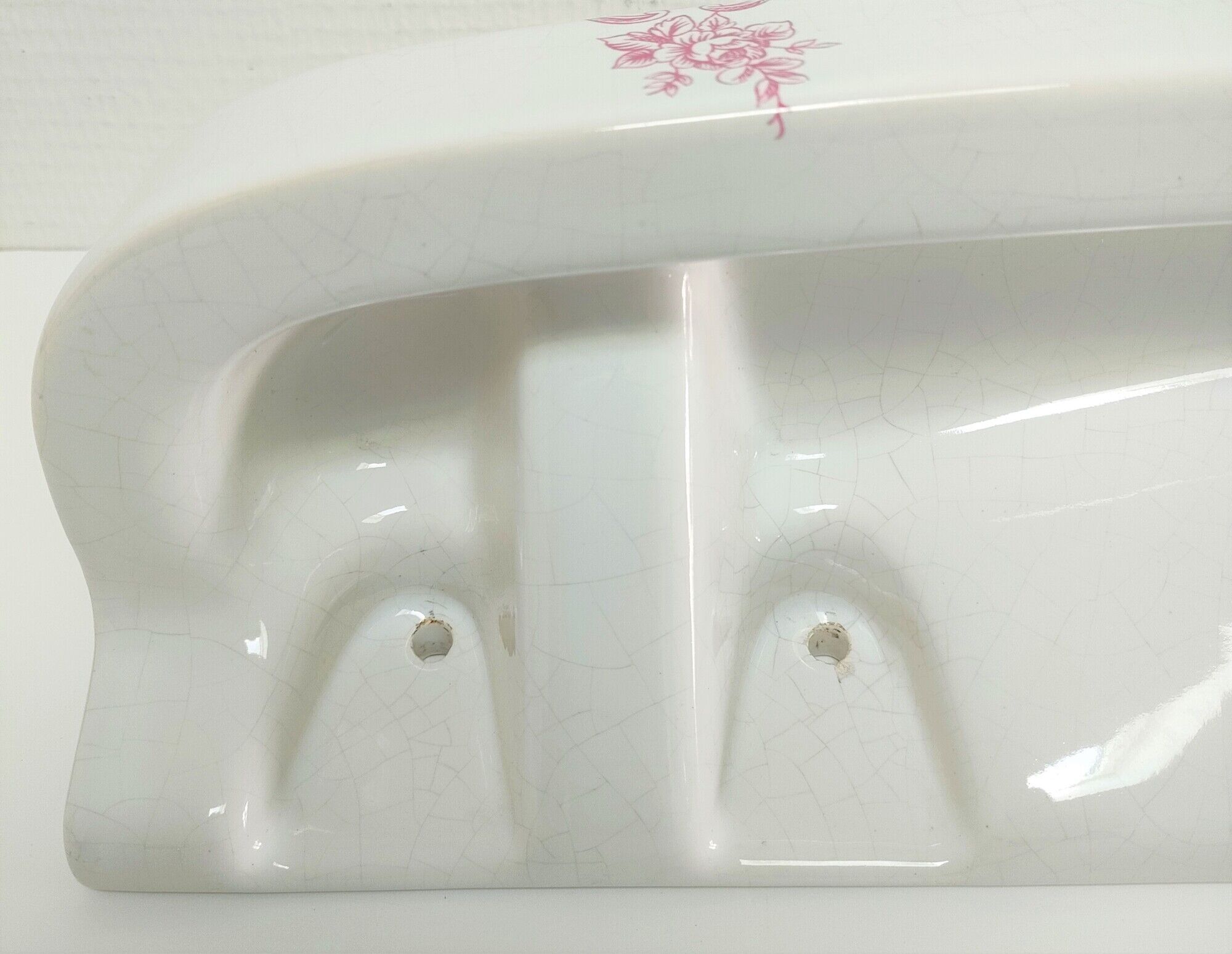 shelf porcelain earthenware of Paris floral decoration style toile de Jouy
