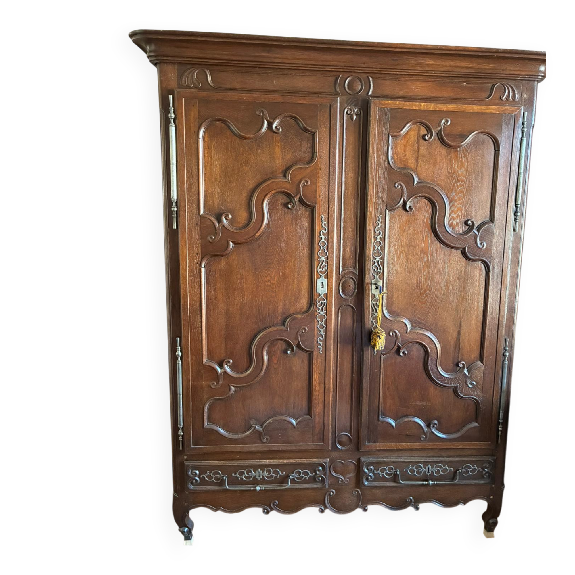 Antique oak wardrobe