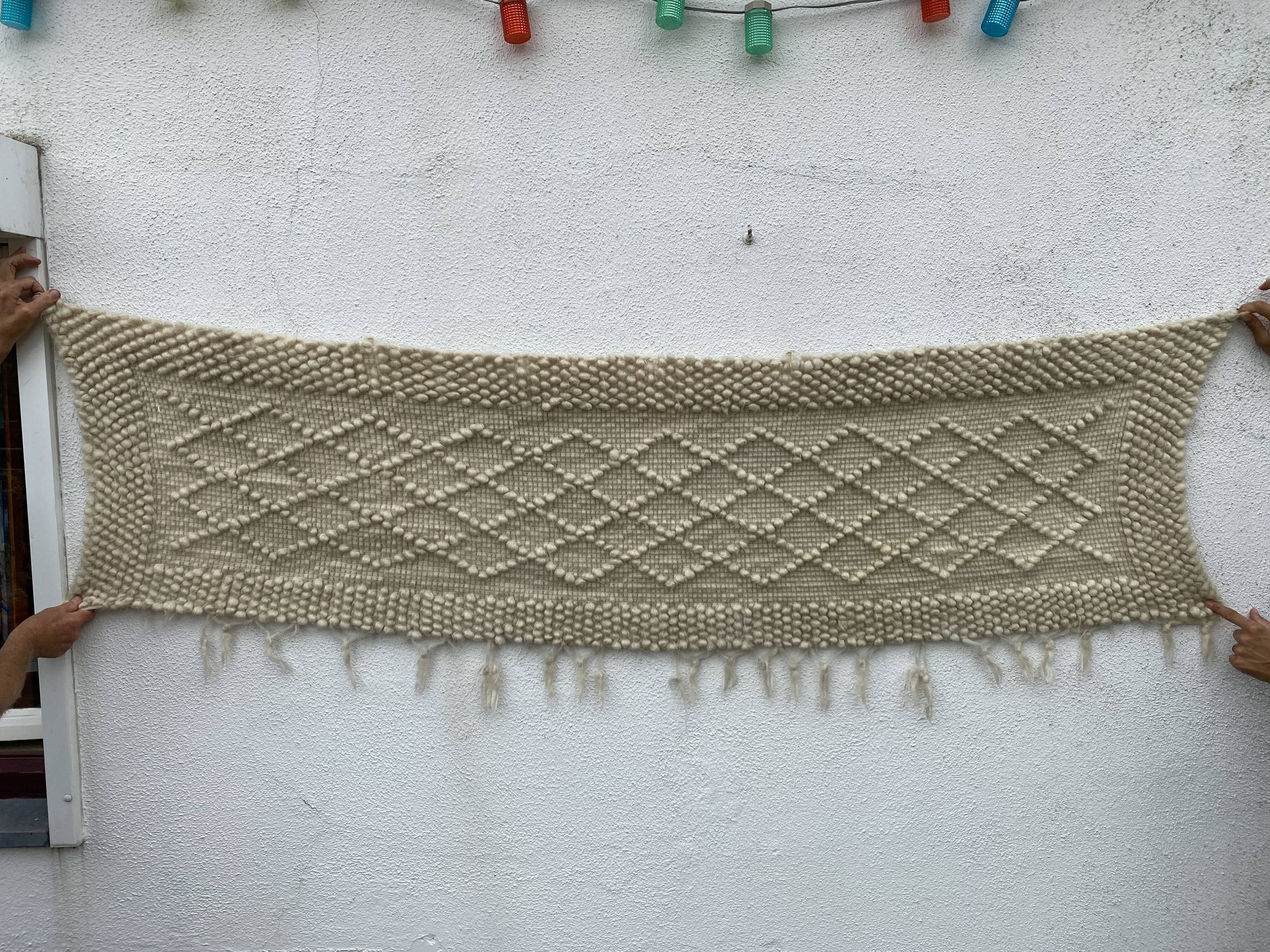 Gorgeous wool hand made wall tapestry