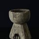 Small family bowl turned candle holder