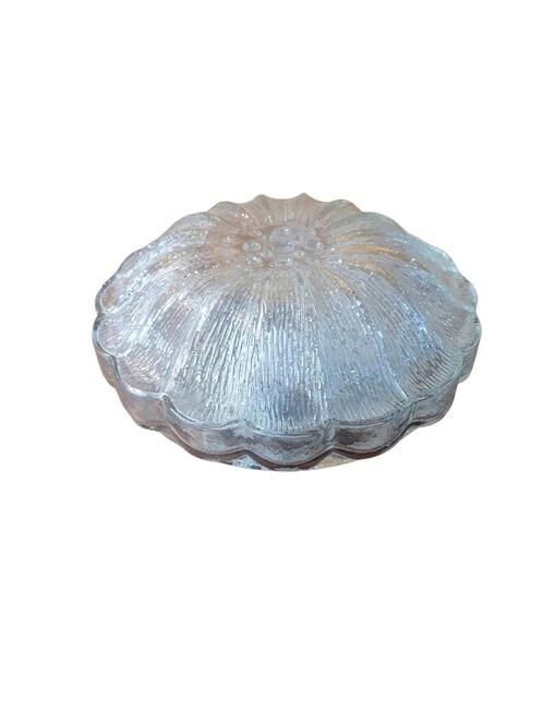 Cut glass ceiling lamp