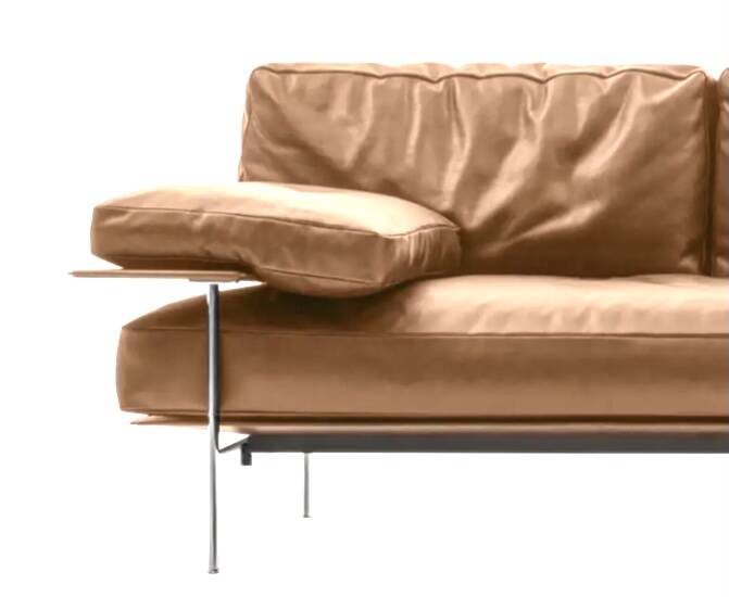 B&B Italia Diesis leather sofa