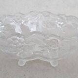 Heart shaped glass bowl