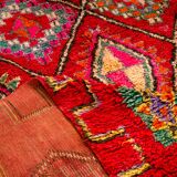 Moroccan Berber rug Mrirt orange terracotta