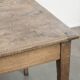 Antique French oak dining table for 6 to 8 people with a baguette drawer