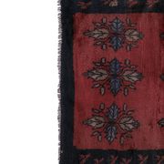 Tapis vintage turc de oushak tissé à la main 108x163 cm