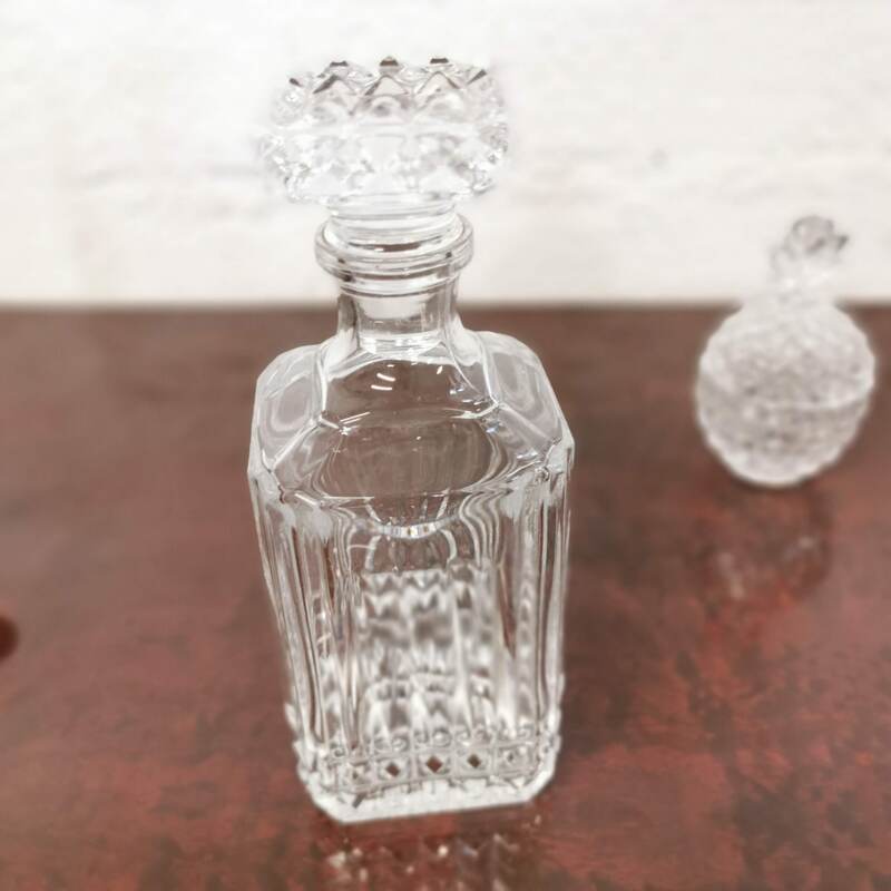 Crystal whiskey carafe
