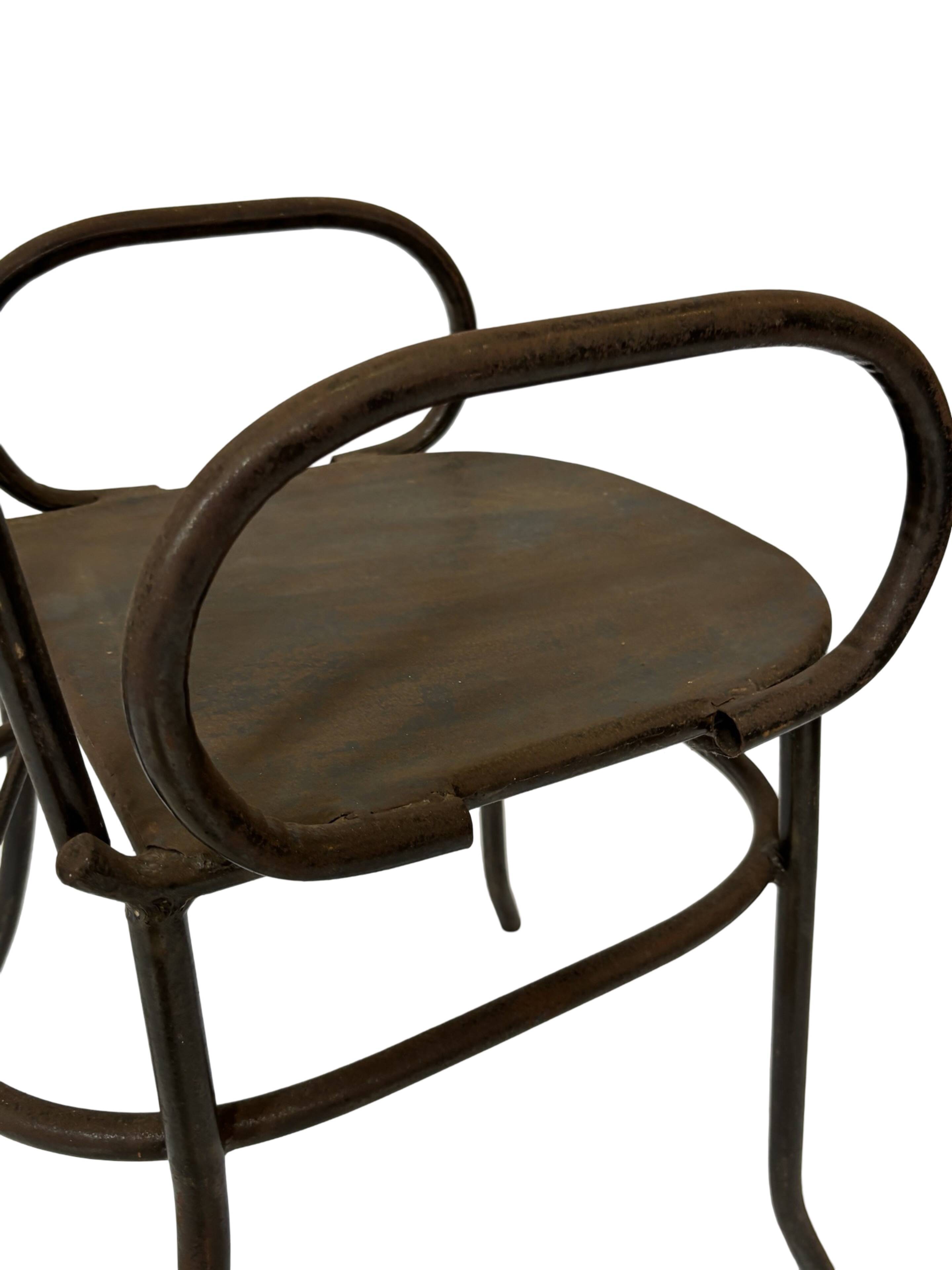 Vintage industrial chair work chair man cave design chair