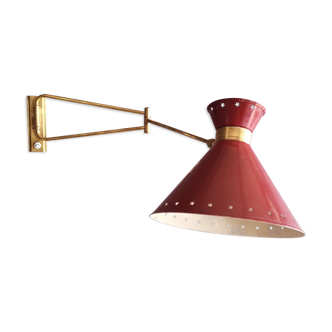 Diabolo wall sconce by René Mathieu for Lunel