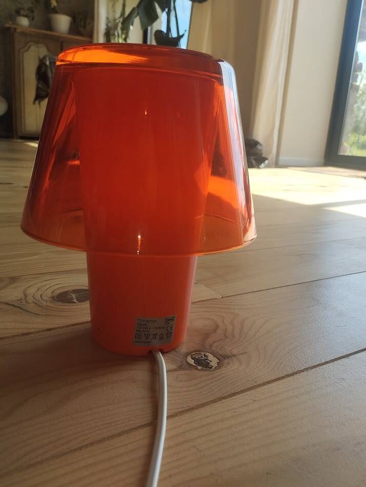 Ikea Gavik orange lamp – vintage design from the 70s/80s.