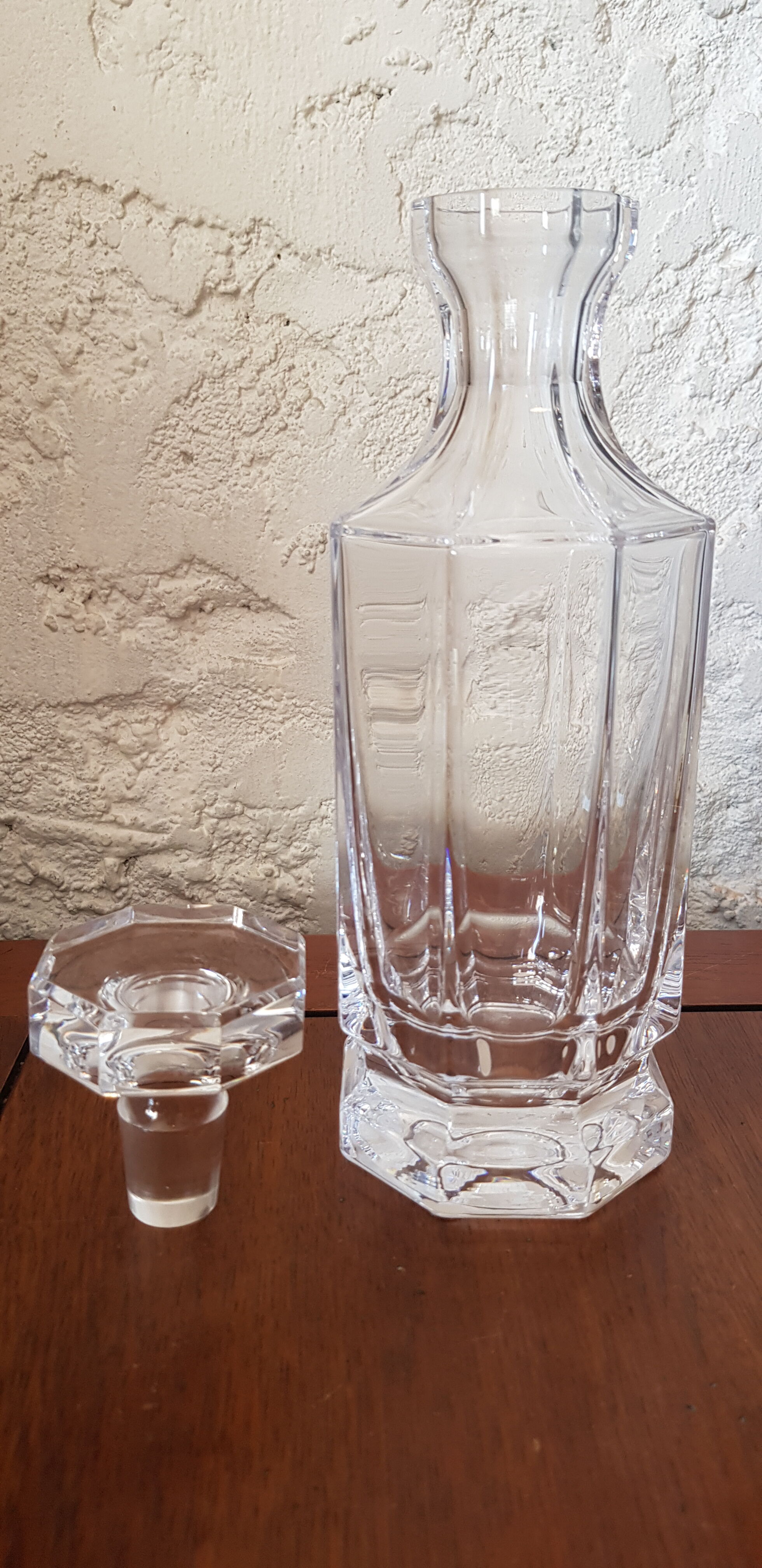 Crystal whisky carafe