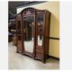 Antique Art Nouveau wardrobe, linen cupboard