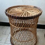 Vintage wicker basket