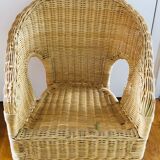 Wicker child chair