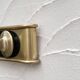 Gold aluminum coat rack