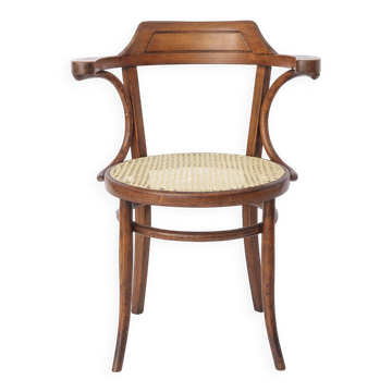 Vintage Bentwood Desk Chair, 1950s Austrian Chair, Mid Century