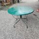 Wrought iron garden table