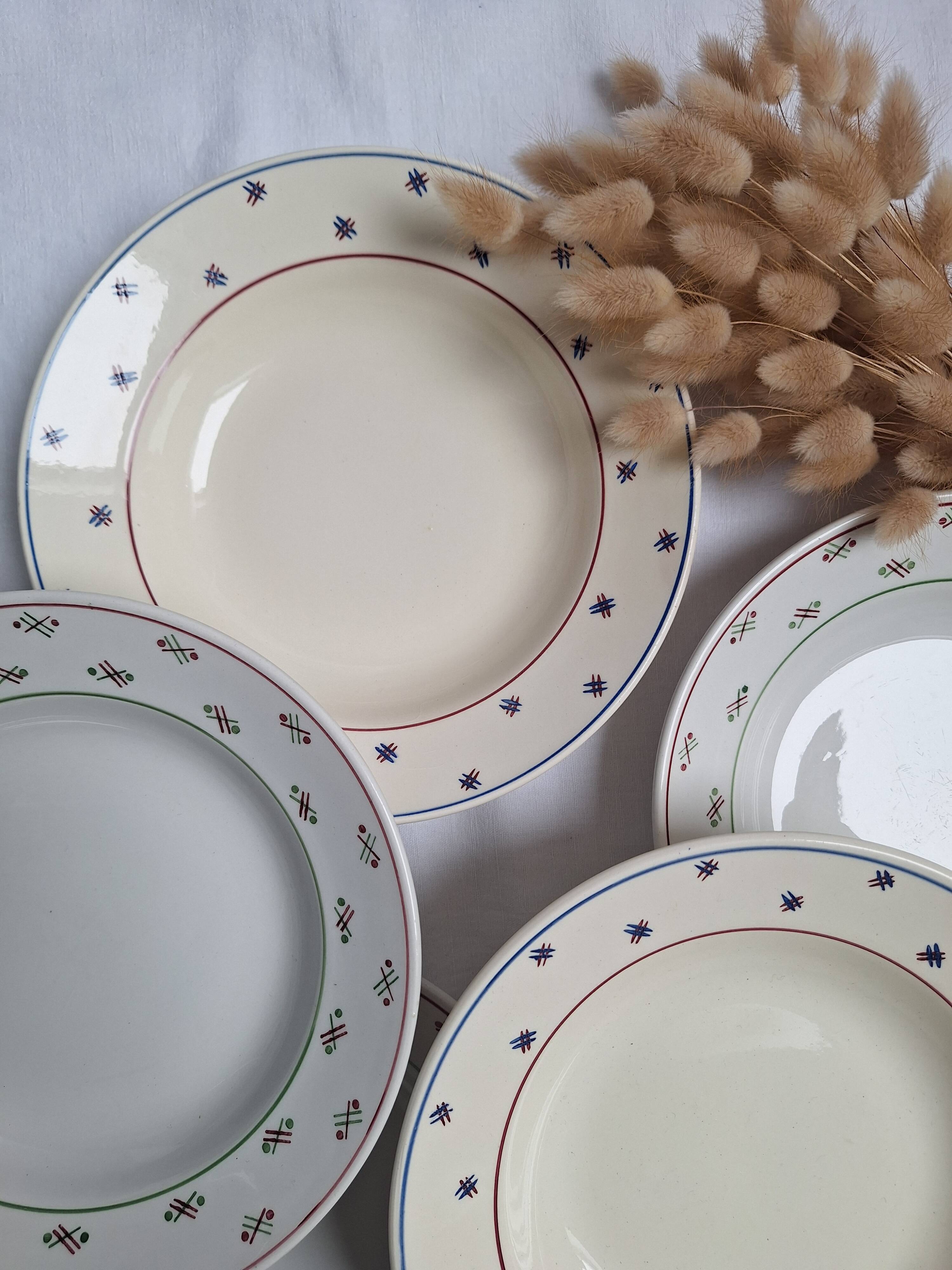 Lunéville soup plates 1910-1950