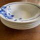 Hollow plates ceranord saint amand blue flower
